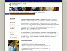 Tablet Screenshot of medicalstudentdiabetesresearch.org